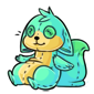 Turquoise Dabu Plushie
