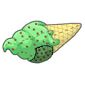 Mint Ice Cream Cone Plushie