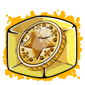 Gold Token Ice Cube