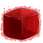 Red Ice Cube
