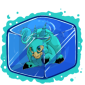 Blue Makoat Ice Cube