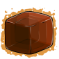 Brown Ice Cube