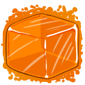 Orange Ice Cube