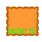 Grey DUCK! Stamp