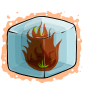 Flaming Ice Cube