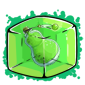 Green Snow Jar Ice Cube