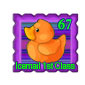 Orange Ducky Stamp
