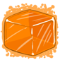 Orange Ice Cube
