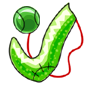 Green Sock and Ball