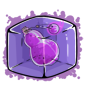Purple Snow Jar Ice Cube