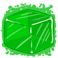 Green Ice Cube