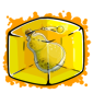 Yellow Snow Jar Ice Cube