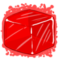 Red Ice Cube