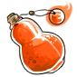 Orange Snow Jar