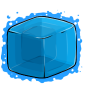 Blue Ice Cube