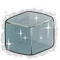 Silver Ice Cube