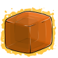 Orange Ice Cube