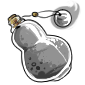 Grey Snow Jar