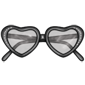 Black Heart Sunglasses