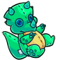 Turquoise Trido Plushie