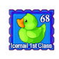 Green Ducky Stamp